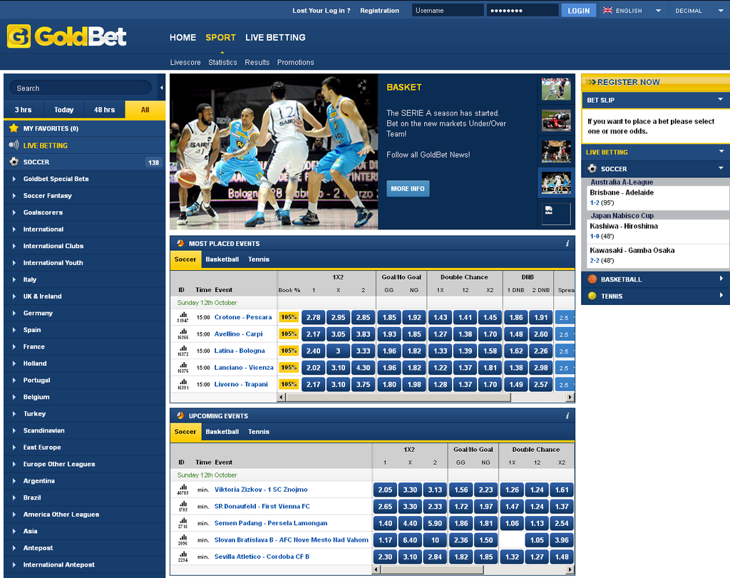 Accessibilità Goldbet: Piattaforma di scommesse e gioco d'azzardo online